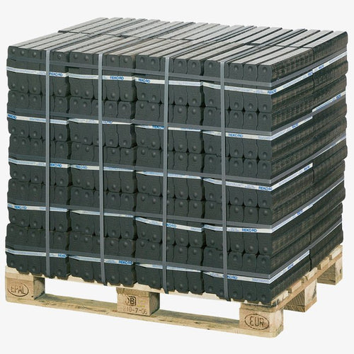 30 t Großvorrat: REKORD Braunkohlebriketts (30 Paletten à 40×25 kg)