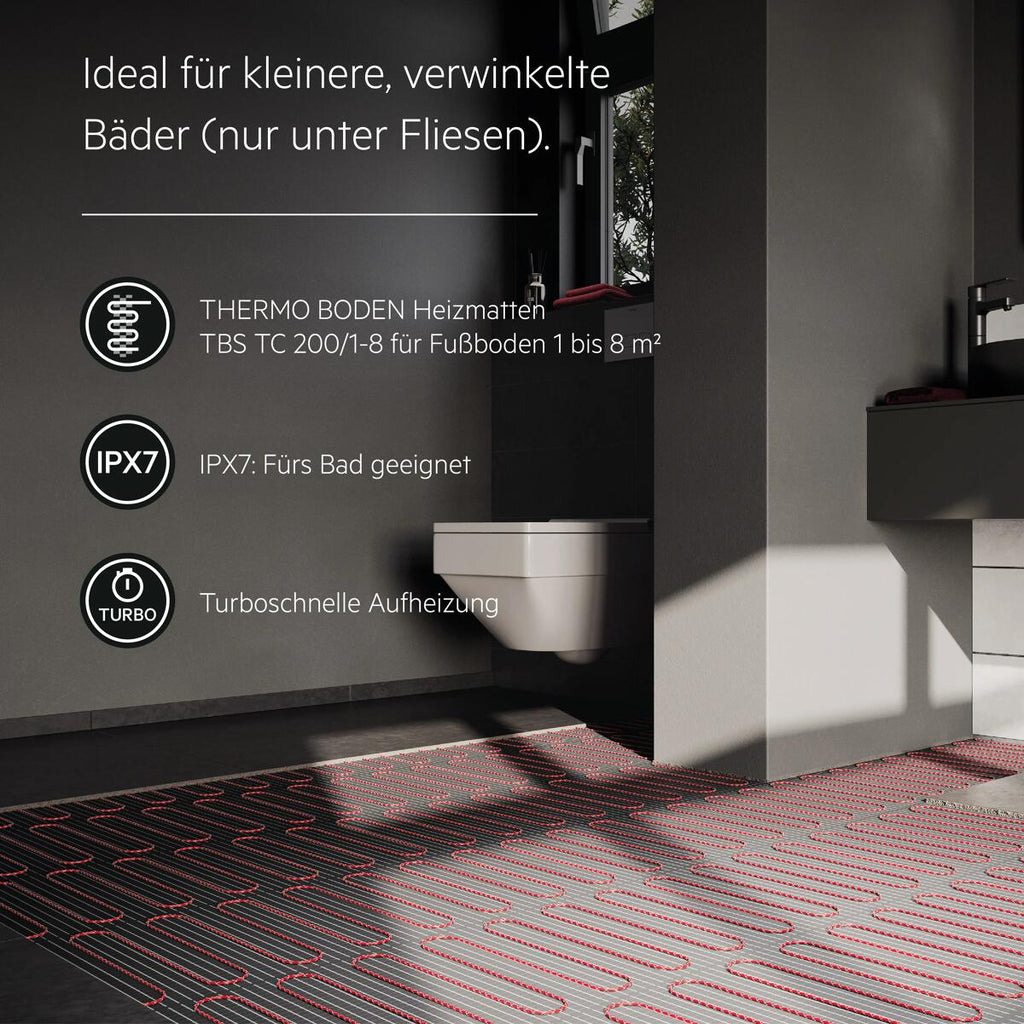 AEG Turbo Thermo Boden TBS TC 200/2 Set Plus (2 m², 400W)