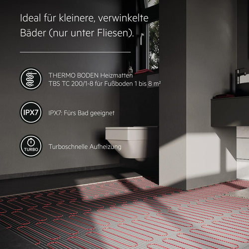 AEG Turbo Thermo Boden TBS TC 200/2 Set Plus (2 m², 400W)