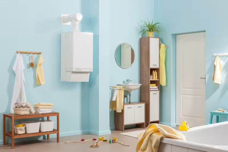 Daikin Altherma R Hybrid 8 kW Hybrid-Wärmepumpe mit Gas-Brennwertgerät – 230V, Heizen & Kühlen (EHYHBX08AV3)