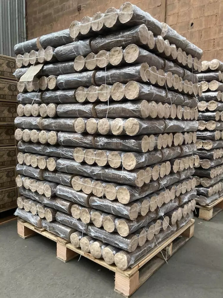 Birken-Brennholz kammergetrocknet & gespalten 25 cm – im Sack (ofenfertig)