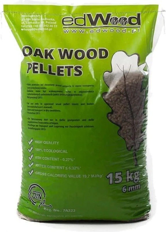 Premium Hartholz Pellets 6 mm – 15 kg Sack (für Pelletofen & Pelletheizung)