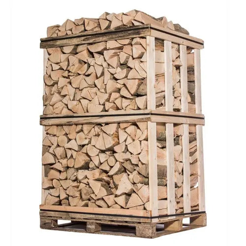 Hartholz-Brennholz kammergetrocknet 33 cm – 2,9 RM Palette (ofenfertig)