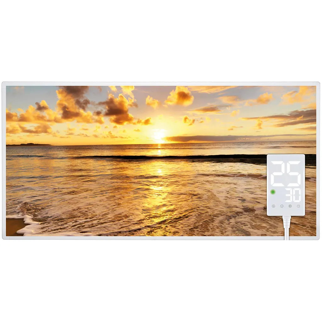 Heidenfeld HF-HP105 Bild-Infrarotheizung mit Thermostat