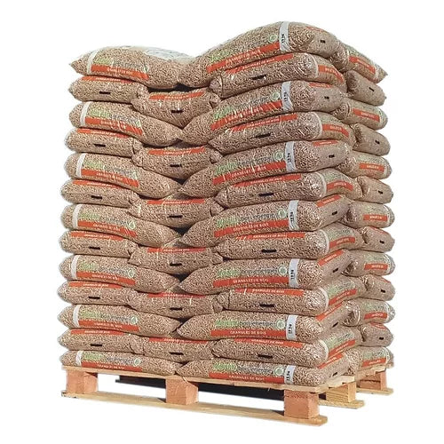 Moulin Bois Energie Holzpellets ENplus A1 – 975 kg Palette (65 x 15 kg Säcke)