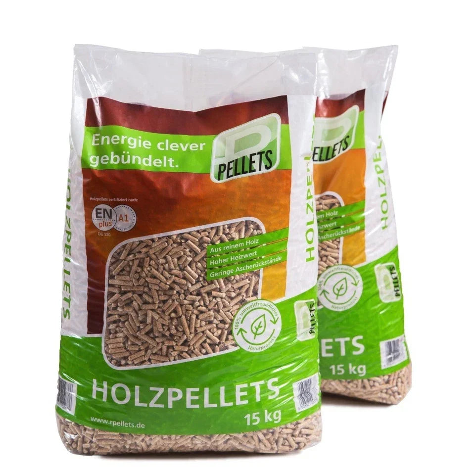 Weichholz Pellets ENplus A1 – 975 kg Palette (65 x 15 kg Säcke)