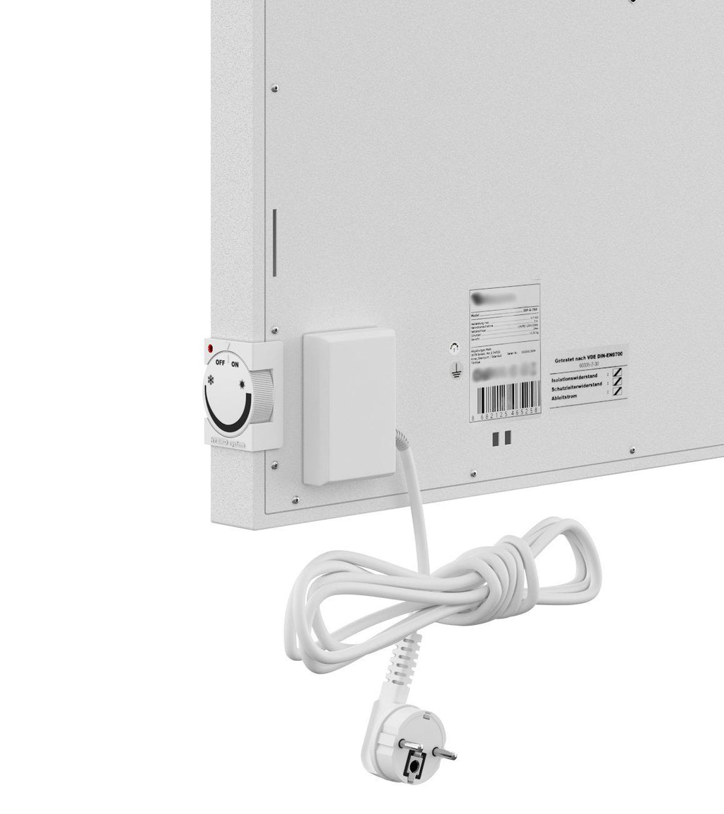 Heidenfeld Hybrid-Infrarotheizung mit Thermostat & Konvektion