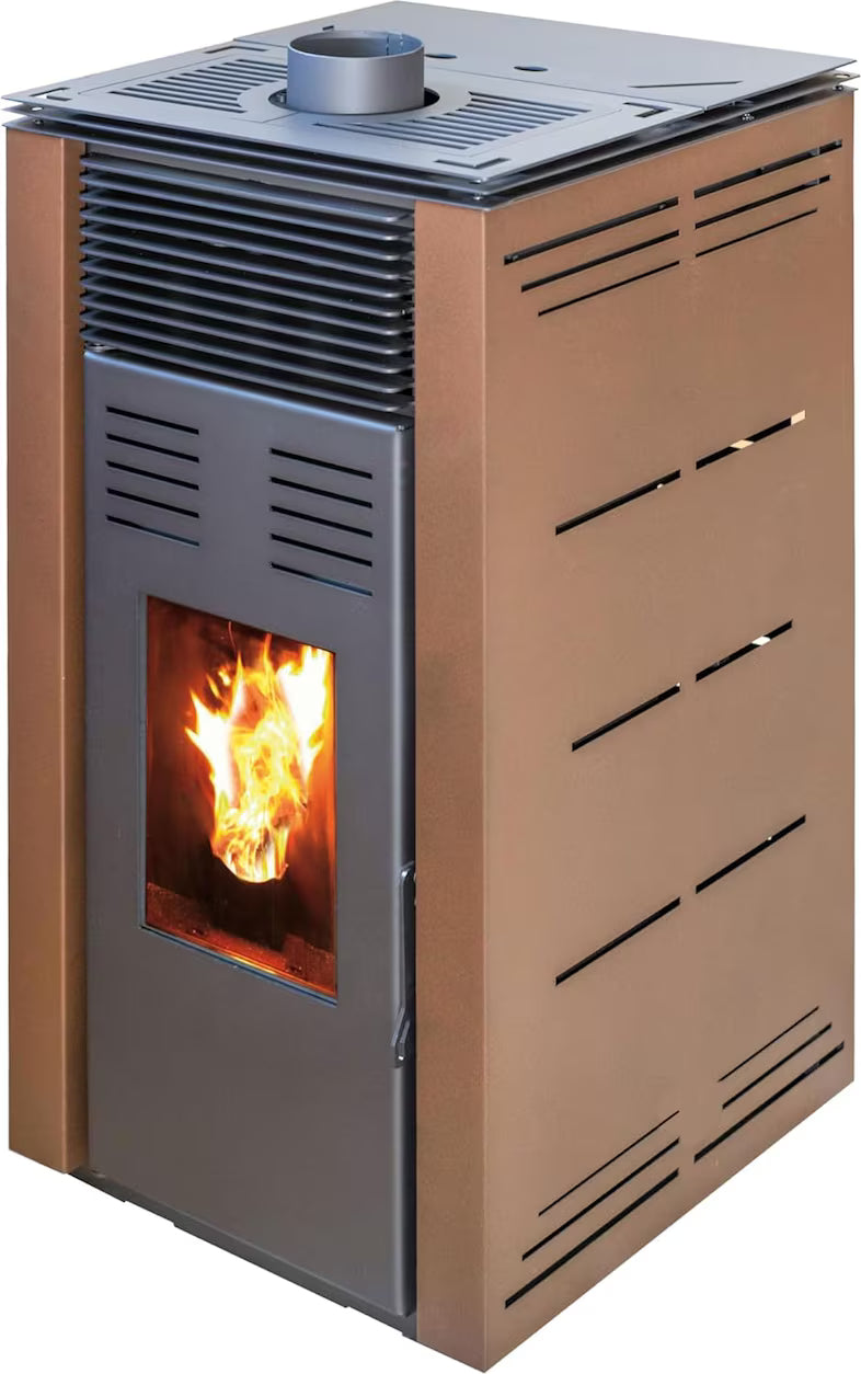 JOIMA Pelletofen stromlos NATUR STYLE 8 kW – Braun