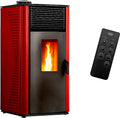 SANNOVER Anita 12 kW Luft-Pelletofen – Bordeaux