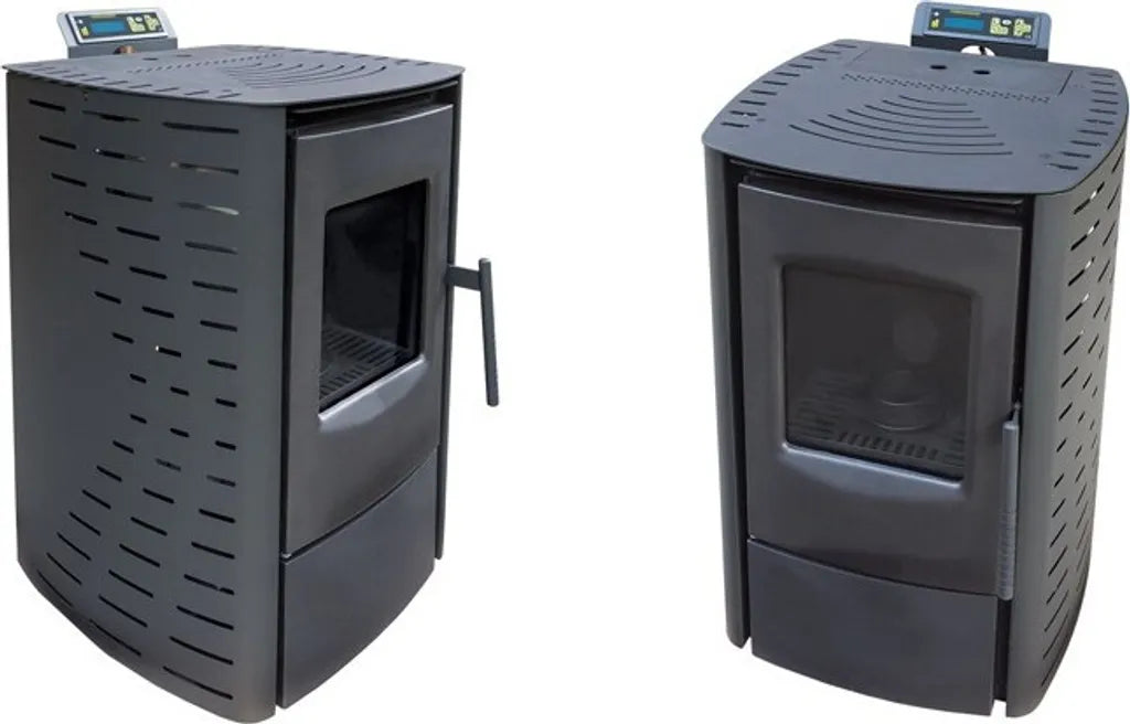 NEMAXX P6 Pelletofen 6 kW (A+) – Auto-Reinigung, ECO-Modus & Wochenprogramm, Schwarz