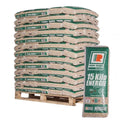 van Roje Nadelholz Pellets ENplus A1 / DINplus – 975 kg Palette (65 x 15 kg Säcke)