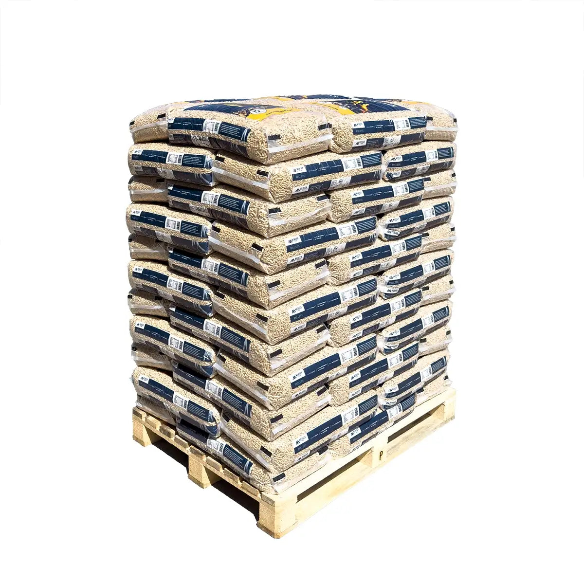 MERCER Nadelholz Pellets ENplus A1 – 975 kg / 990 kg Palette (Sackware 15 kg)