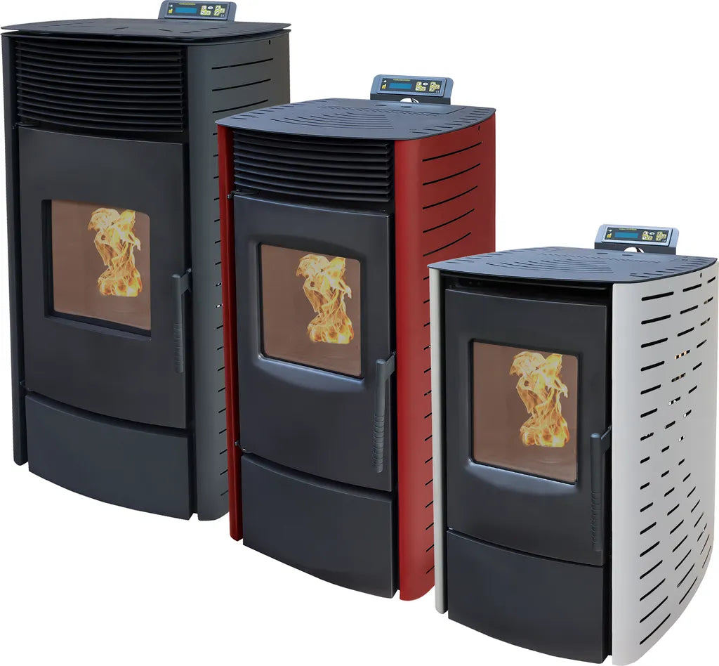 Nemaxx P9 Pelletofen 11 kW – Schwarz, Wi-Fi-Ready