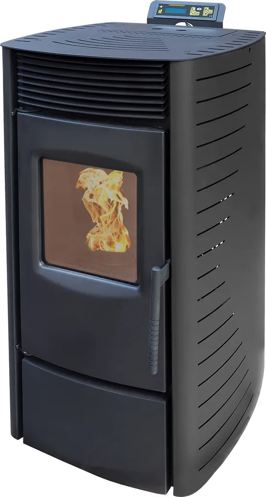 Nemaxx P9 Pelletofen 11 kW – Schwarz, Wi-Fi-Ready