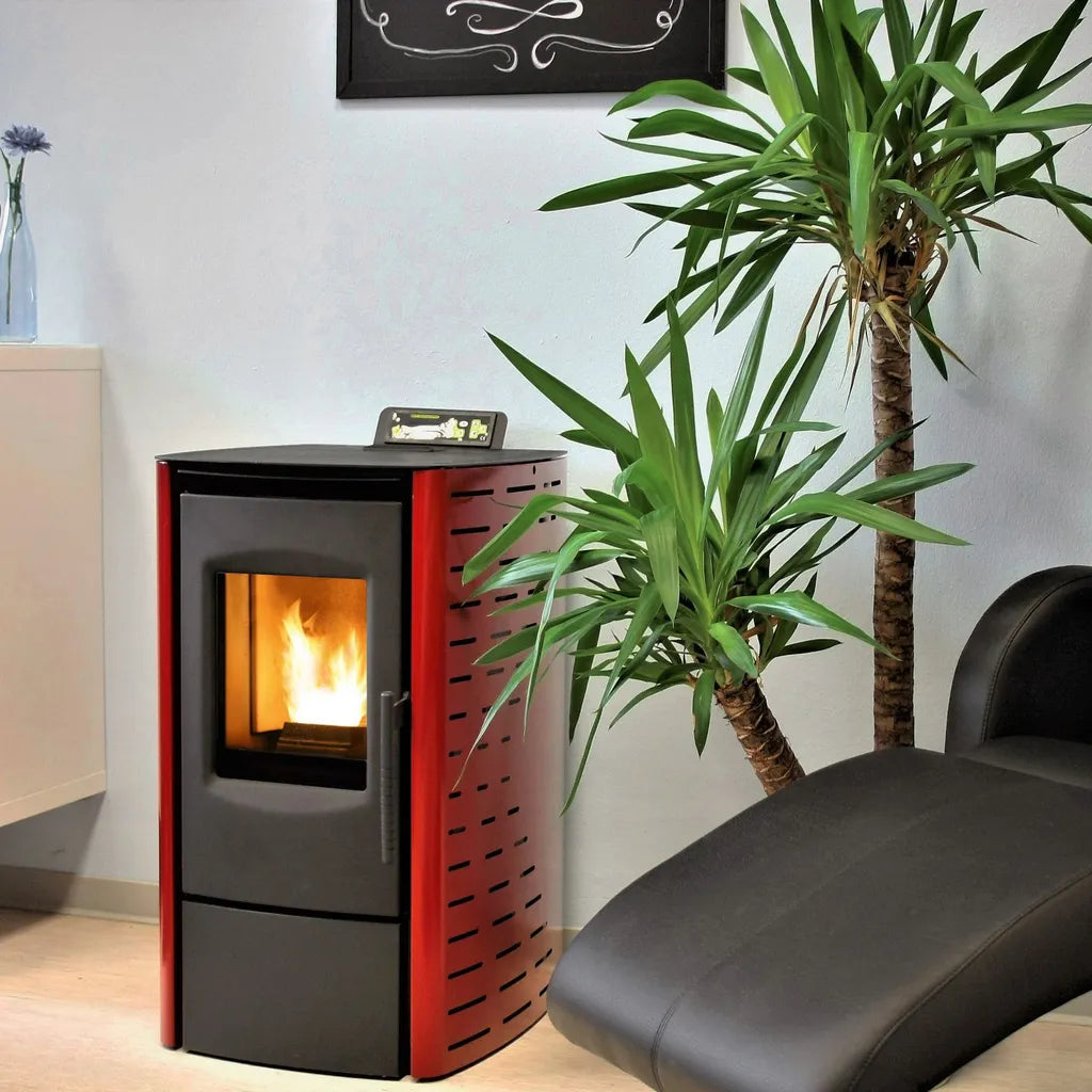 Nemaxx P9 Pelletofen 11 kW – Schwarz, Wi-Fi-Ready