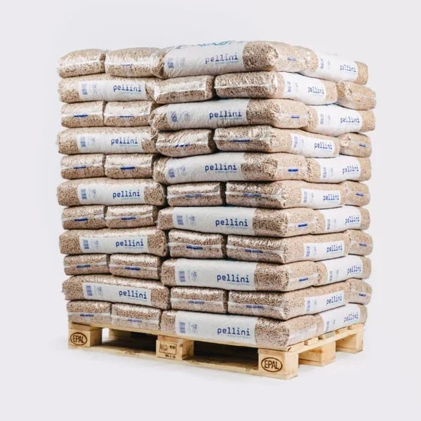 Pellini ENplus A1 Holzpellets – 990 kg Palette (66 x 15 kg Säcke)