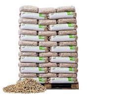 Raiffeisen Holzpellets ENplus A1 – 975 kg / 990 kg Palette (65–66 x 15 kg Säcke)
