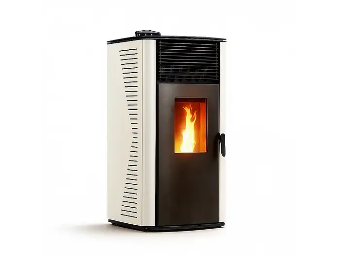 SANNOVER Anita 12 kW Pelletofen – Weiß